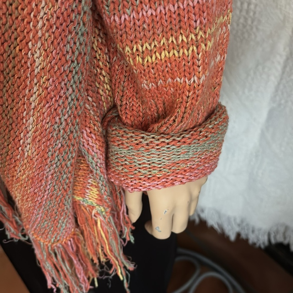 Free People Radiate Poncho Style Sweater - Picture 3 of 14
